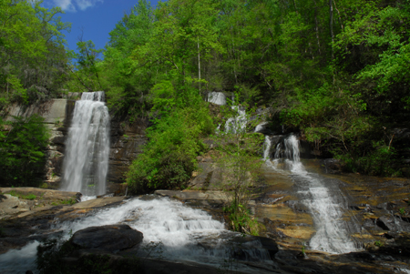 Twin Falls  -  Pickens County, South Carolina