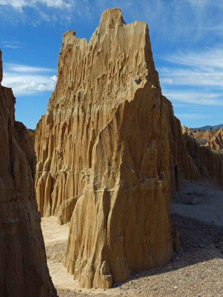 Bentonite clay formations  -  Cathedral Gorge State Park, Nevada  