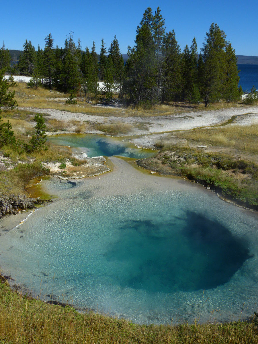 Bluebell Pool  -  West Thumb Geyser Basin, Yellowstone National Park, Wyoming