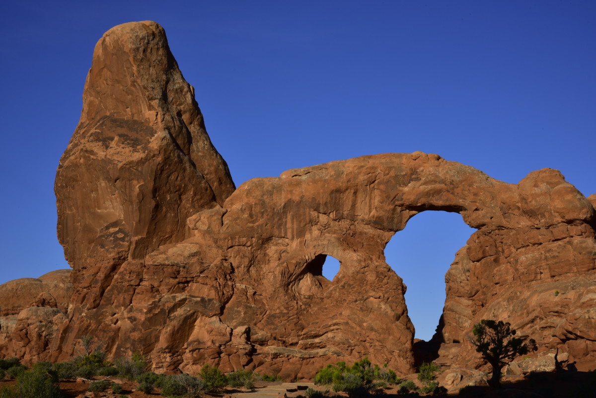 Turret Arch  -  Windows Section, Arches National Park, Utah