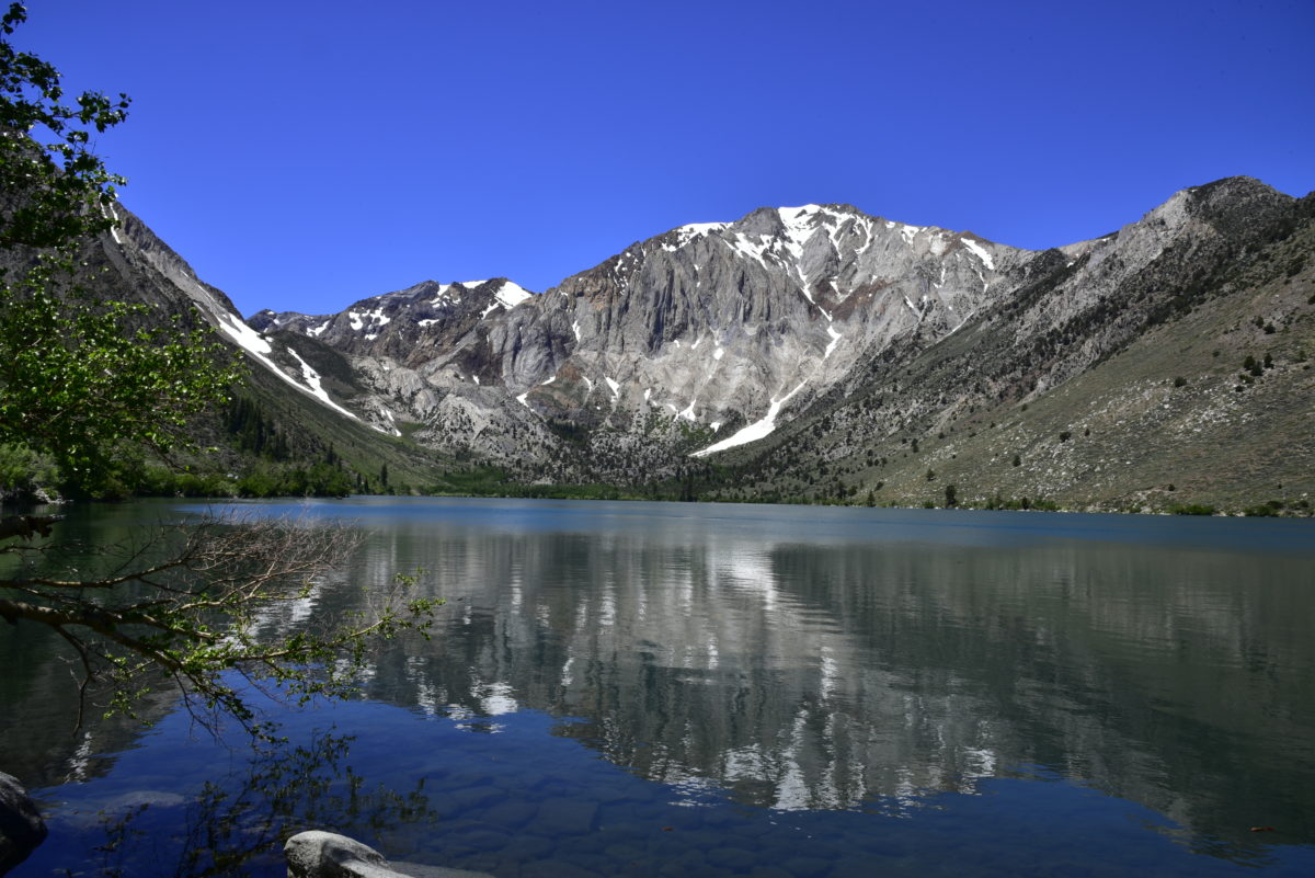 Reflection in Convict Lake  -  Inyo National Forest, California