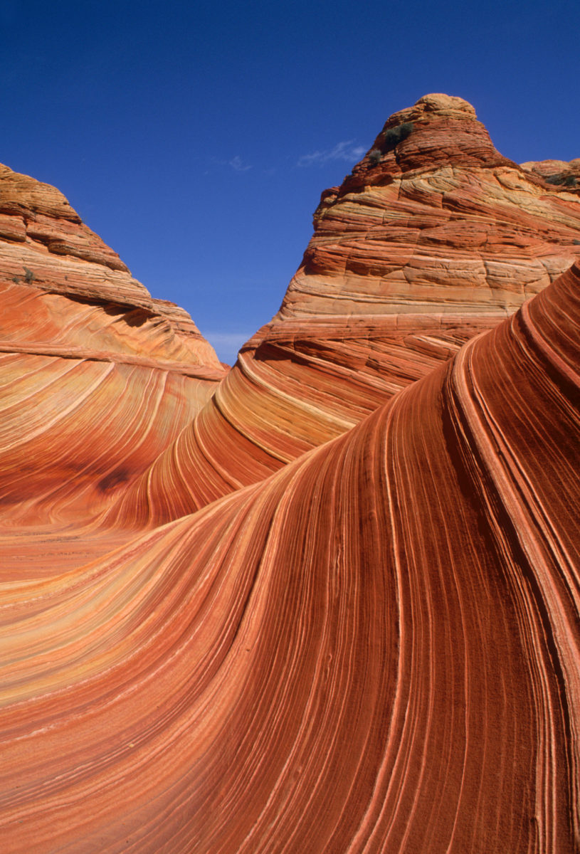 Sandstone formation  -  Coyote Buttes North, Paria Canyon/Vermillion Cliffs Wilderness, Arizona
