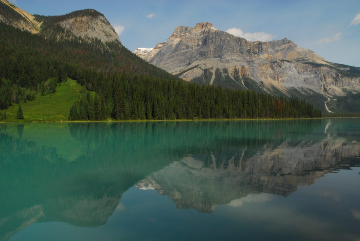 Emerald Lake reflection  -  Yoho National Park, British Columbia