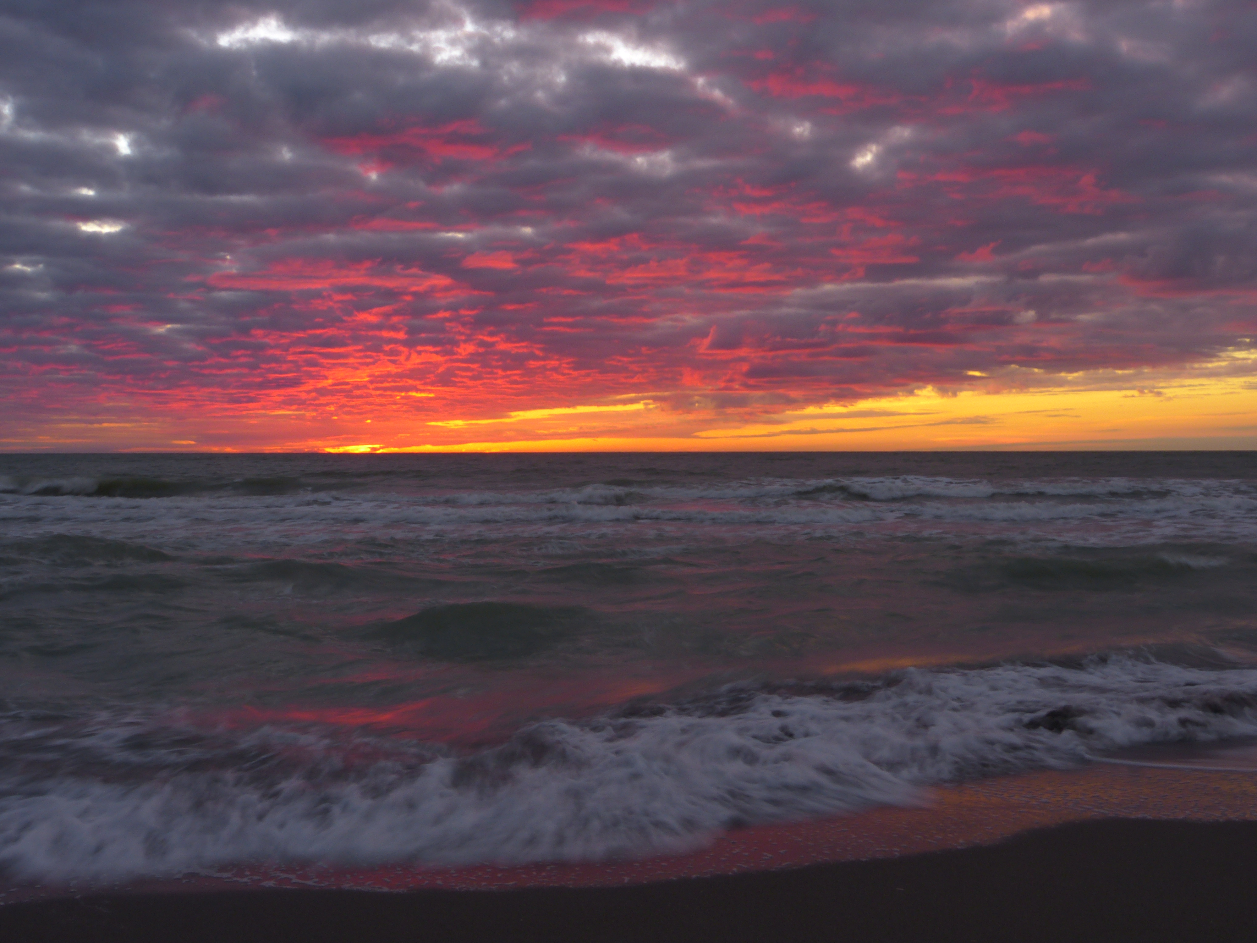 Post-sunset light  -  Turtle Beach, Sarasota County, Florida