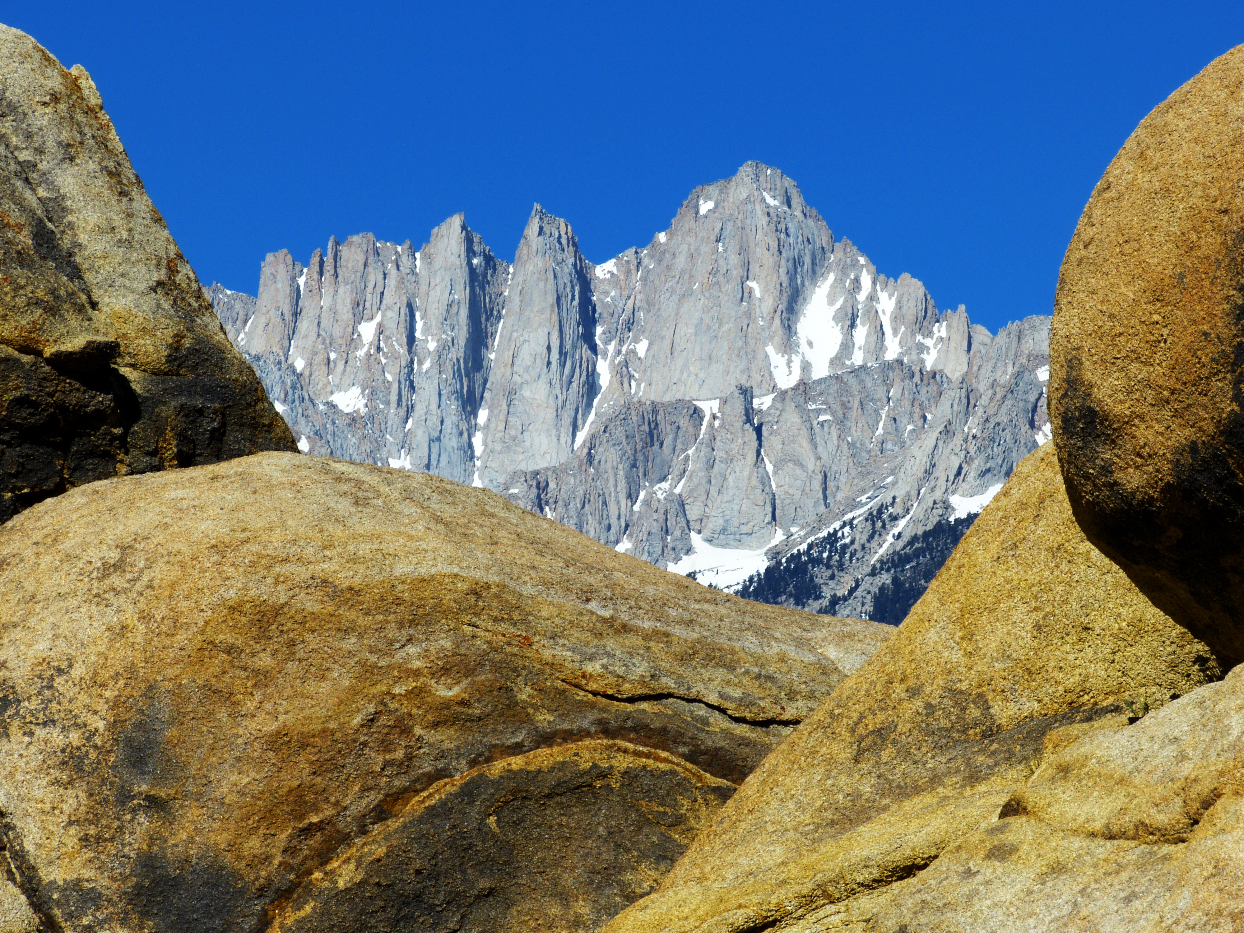 View of Mt. Whitney  -  Arch Loop Trail, Alabama Hills Recreation Area, California