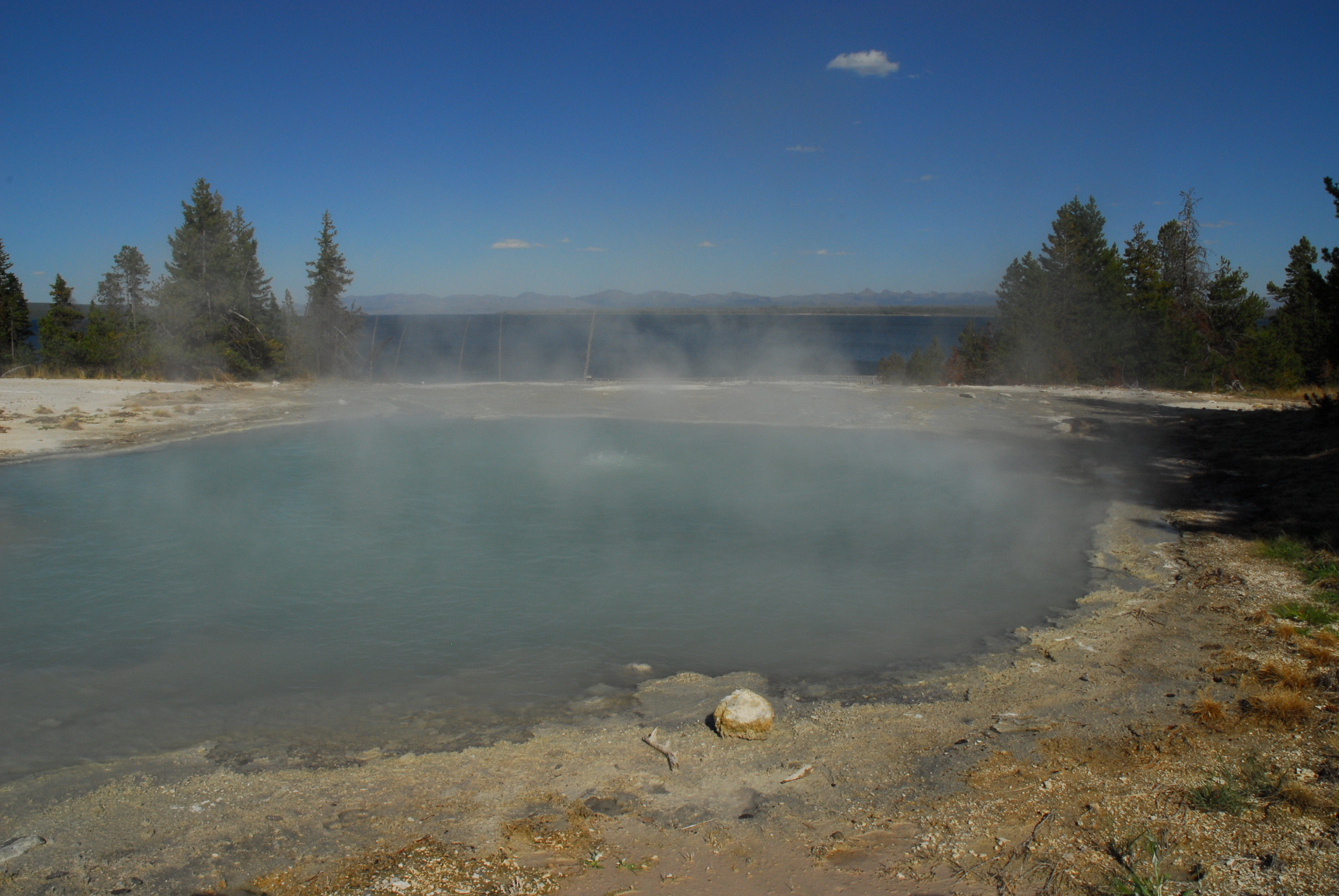 Perforated Pool  -  West Thumb Geyser Basin,  Yellowstone National Park, Wyoming