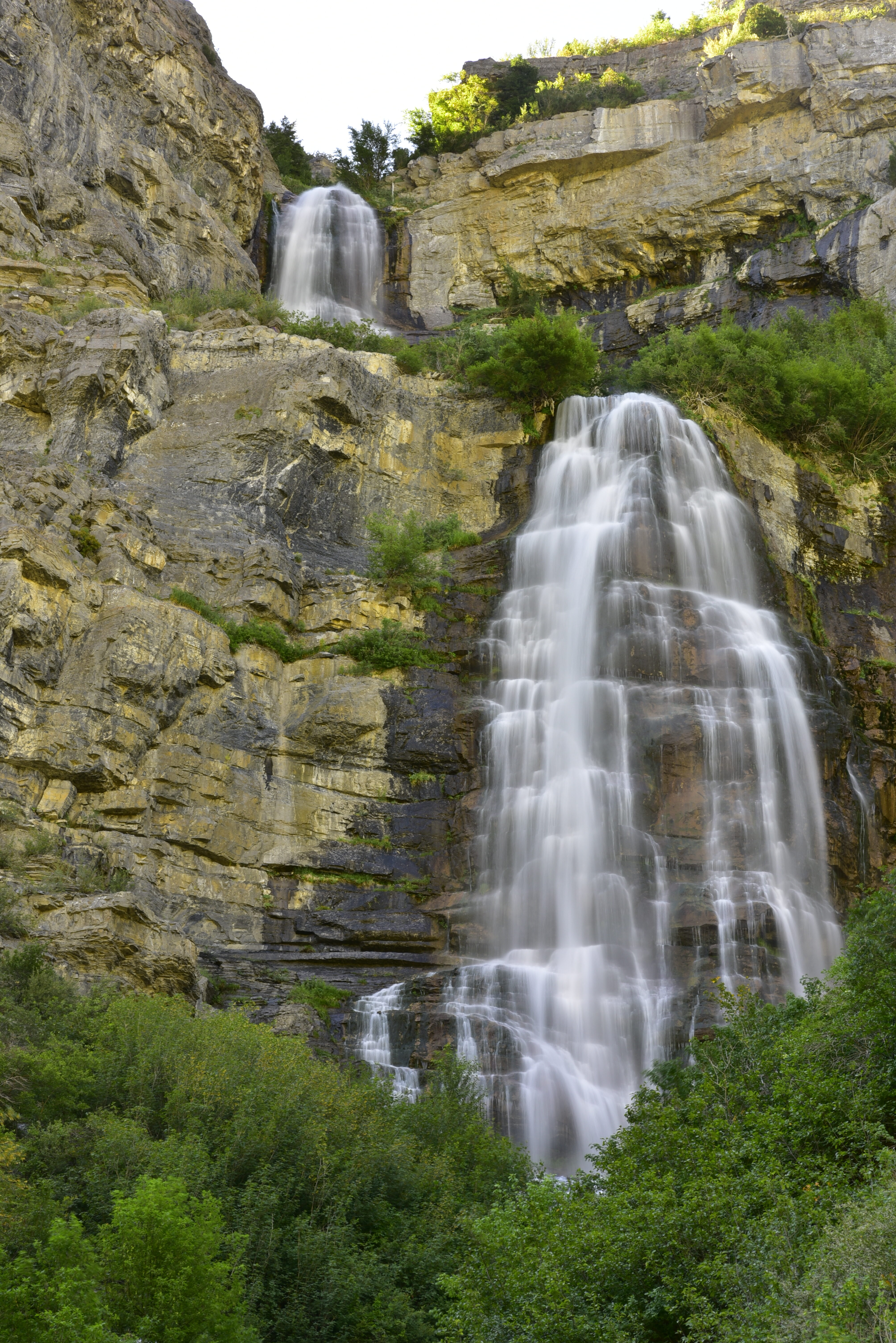 Bridal Veil Falls (upper and middle tier)  -  Provo Canyon, Utah