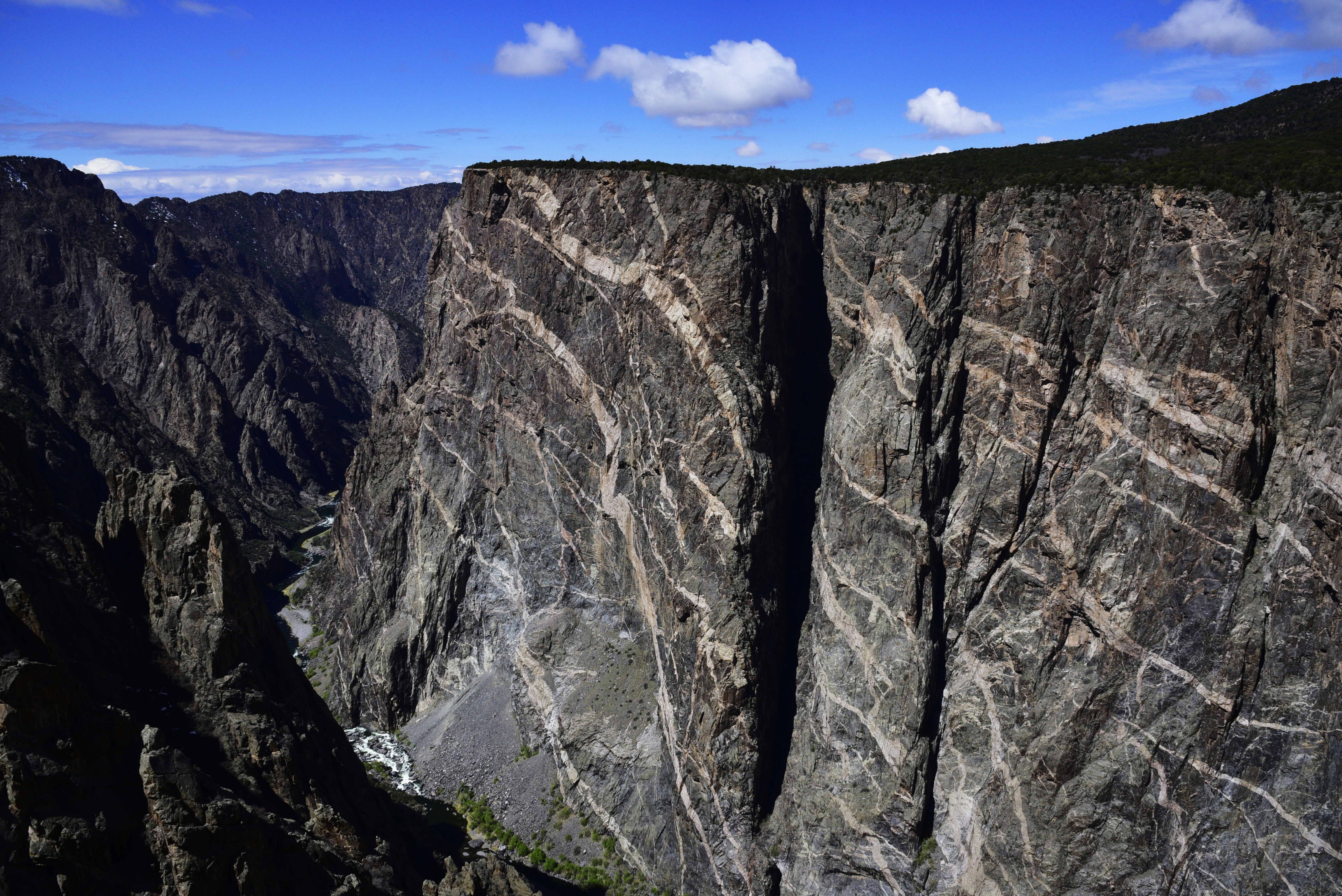 The Painted Wall  -  Black Canyon of the Gunnison National Park, Colorado  