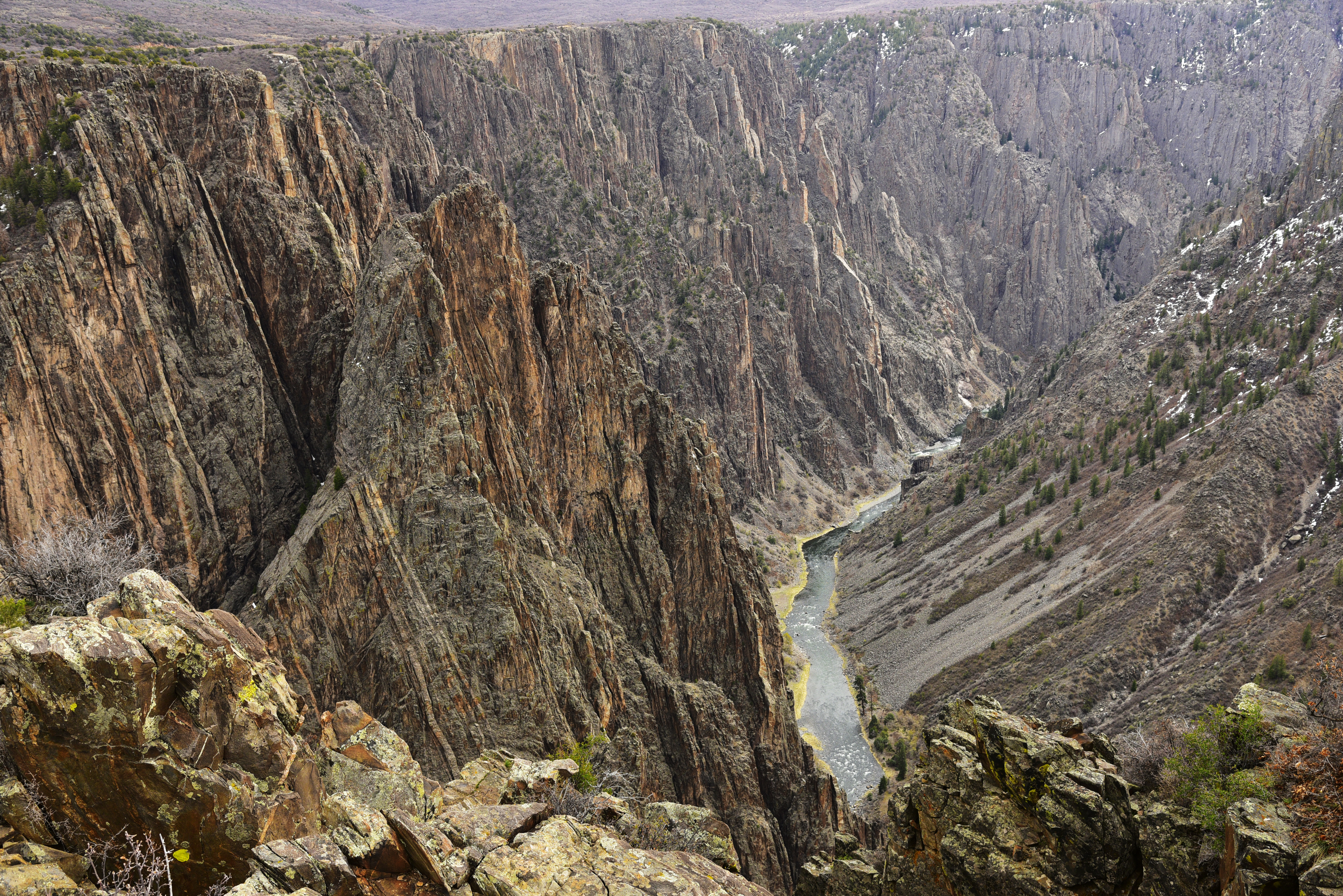 View from Pulpit Rock  -  Black Canyon of the Gunnison National Park, Colorado