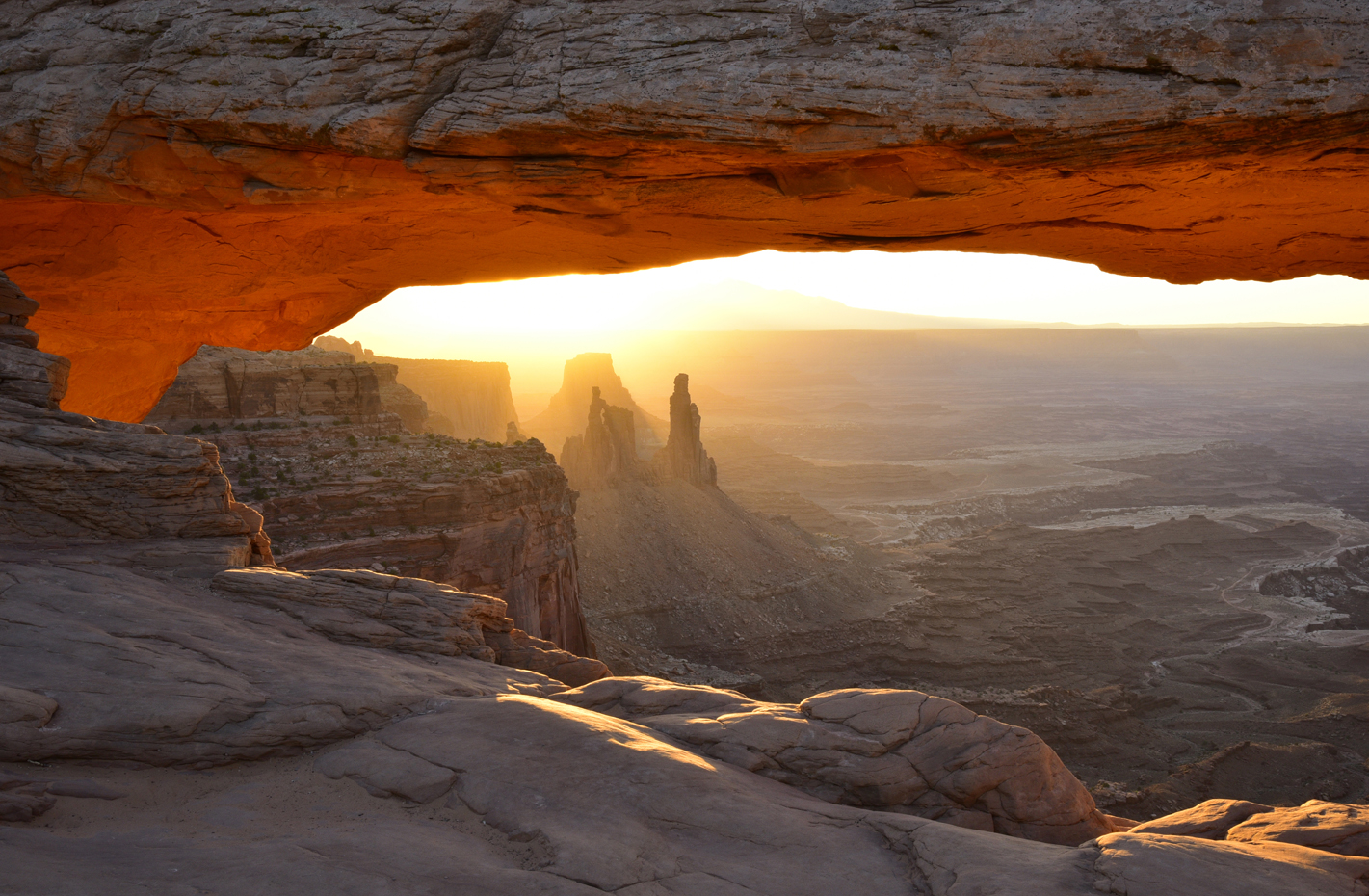 Mesa Arch sunrise  -  Canyonlands National Park, Utah  