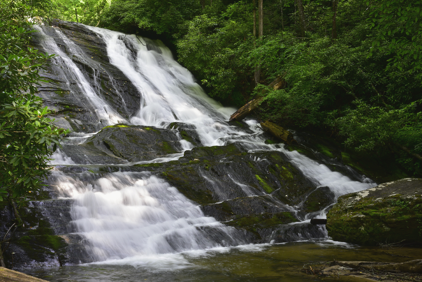 Catheys Creek Falls  -  Pisgah National Forest, North Carolina