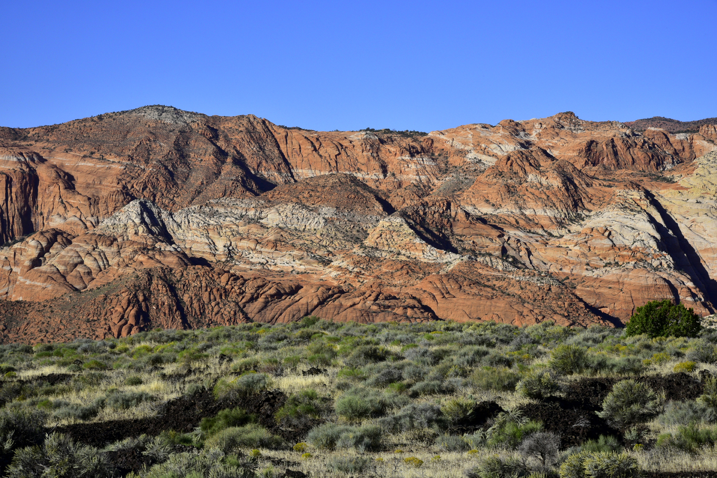 View from North Entrance  -  Snow Canyon State Park, Utah