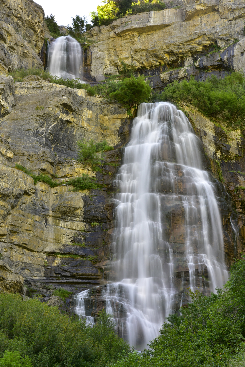 Bridal Veil Falls (upper and middle tiers)  -  Provo Canyon, Utah