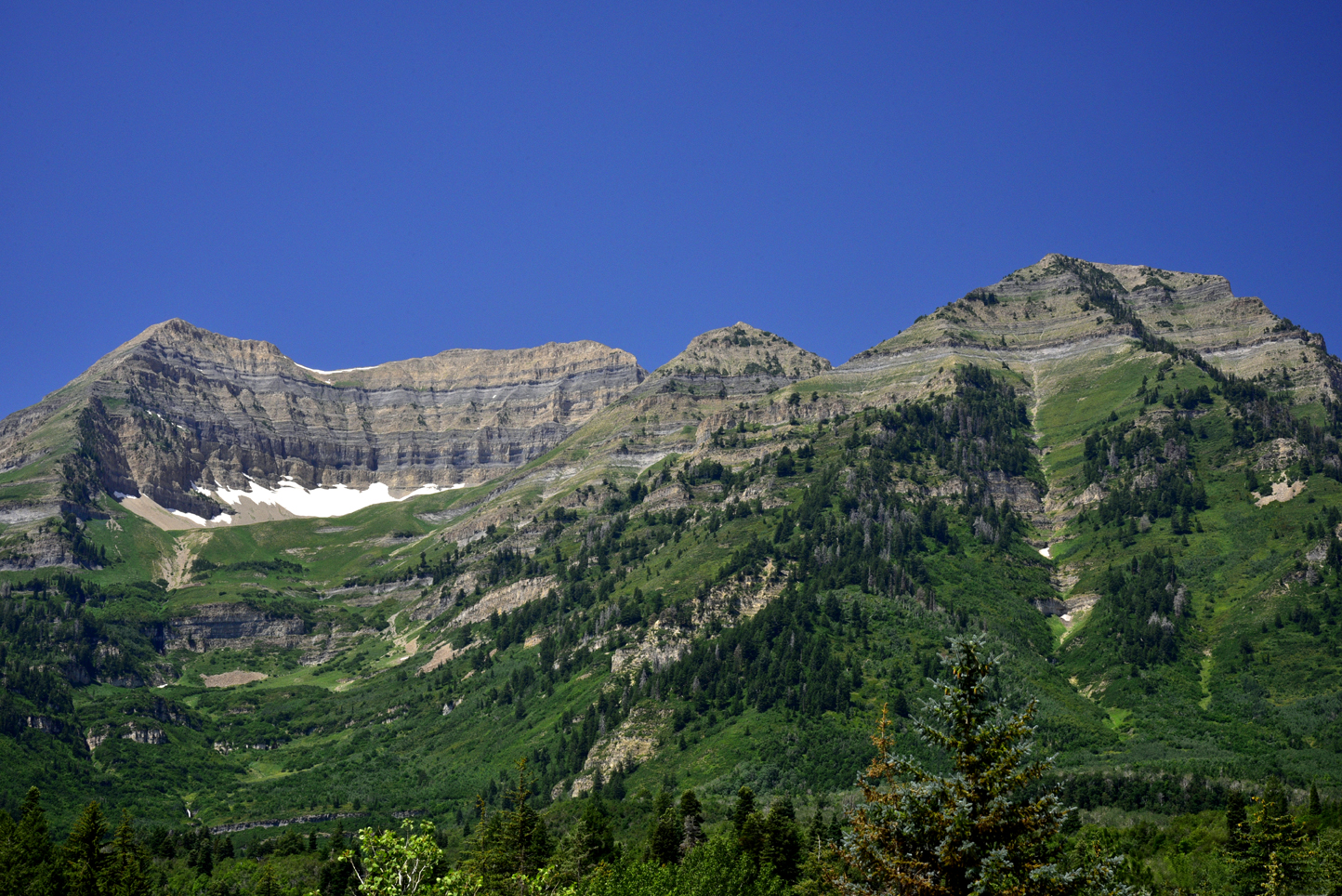 Mt. Timpanogos massif  -  from Sundance Mountain Resort, Utah