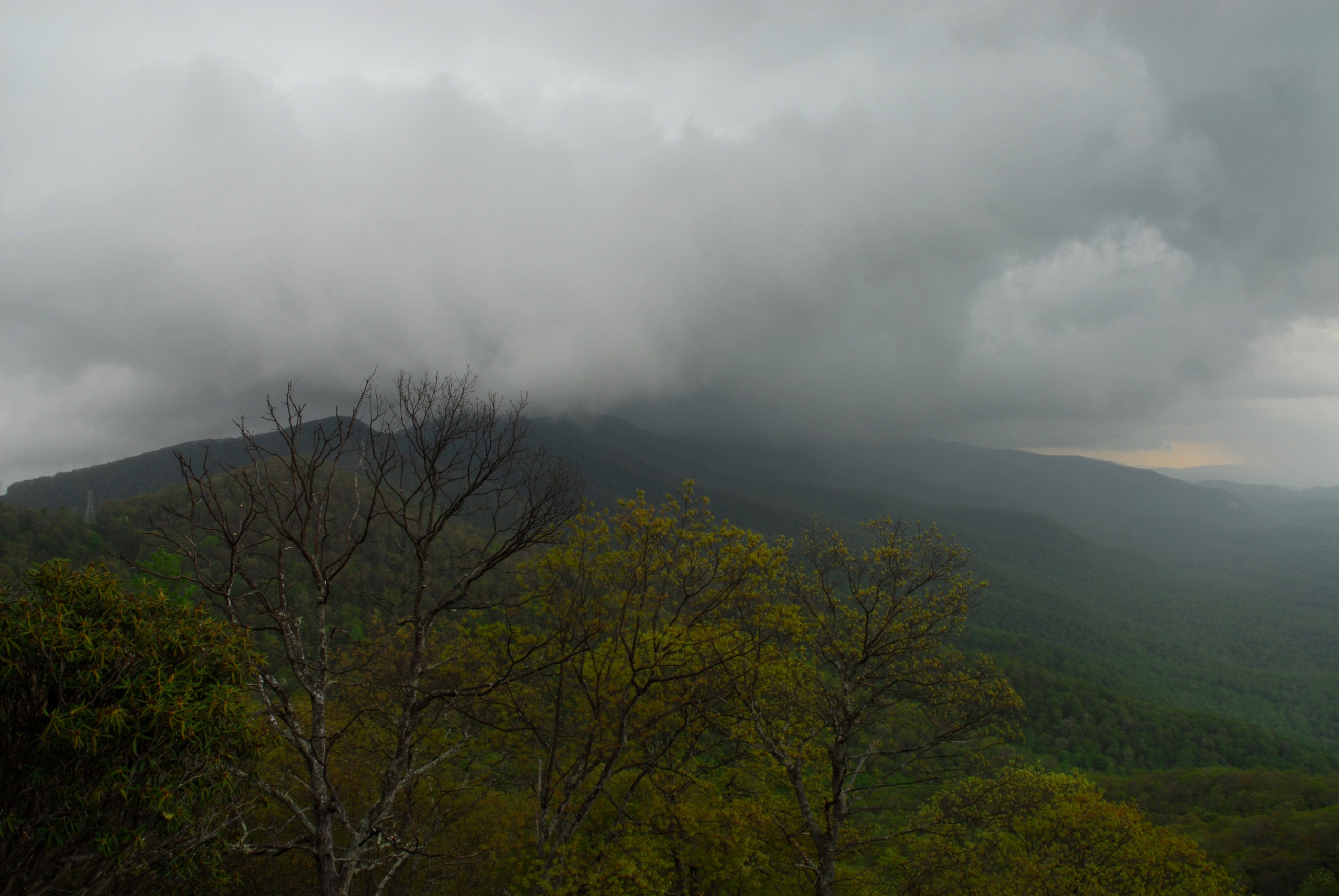 Rainstorm  -  Blue Ridge Parkway, North Carolina