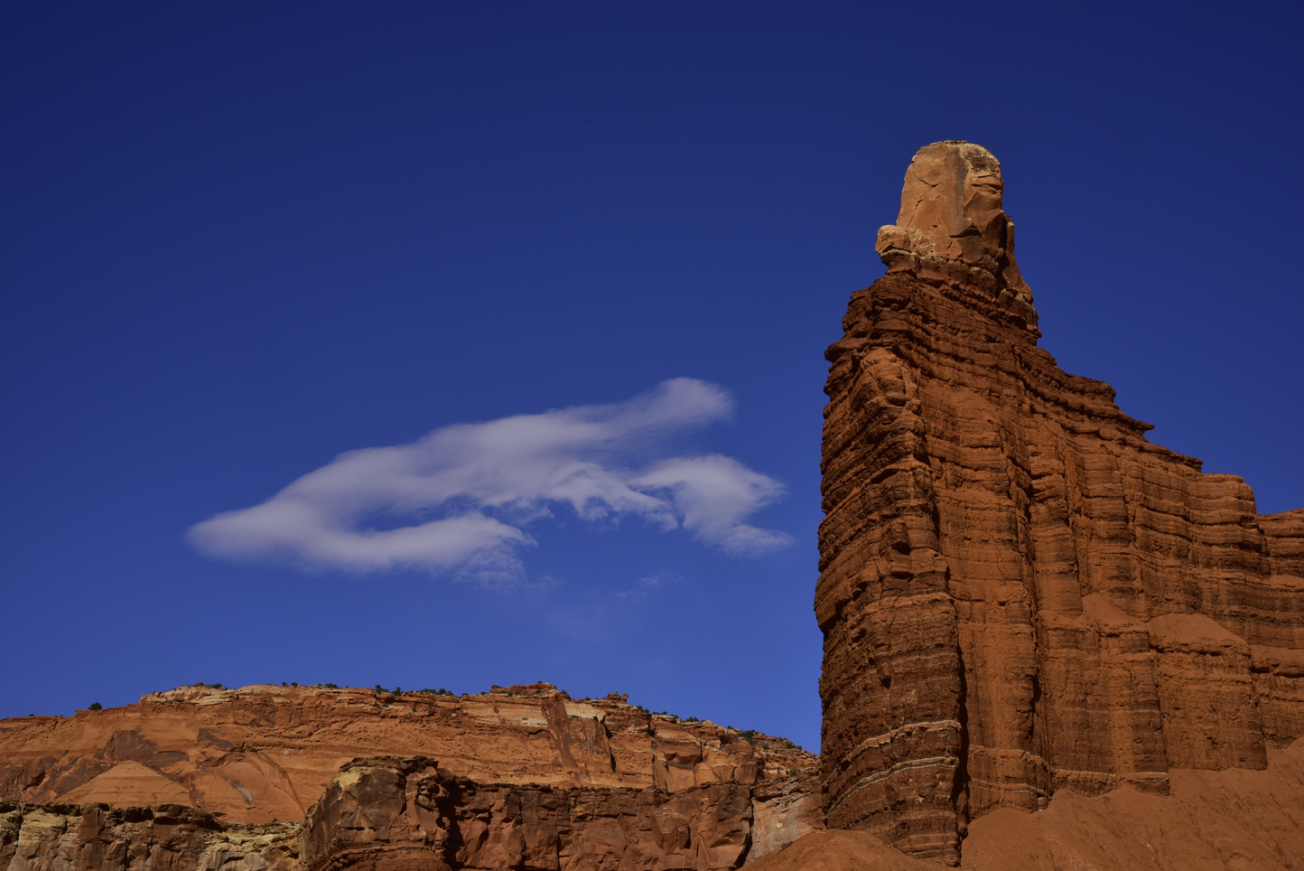 Chimney Rock   -  Capitol Reef National Park, Utah  [2019]