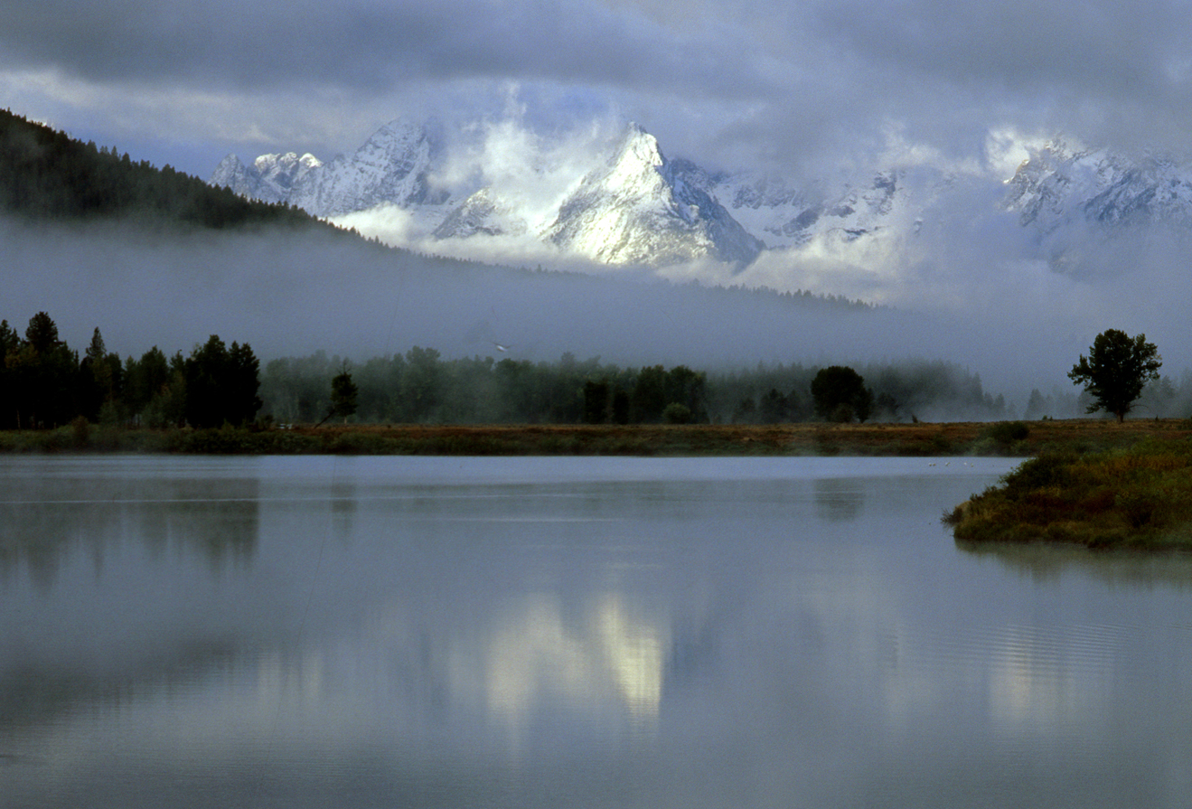 Early morning light at Oxbow Bend (of the Snake River)  -  Grand Teton National Park, Wyoming