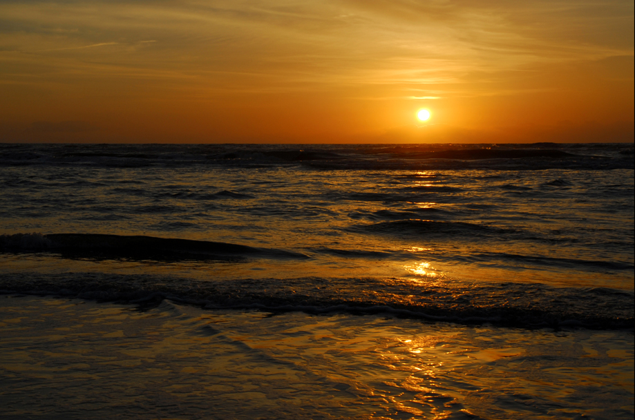 Early morning light on the coast  -  Sunrise, St. Augustine Beach, Florida