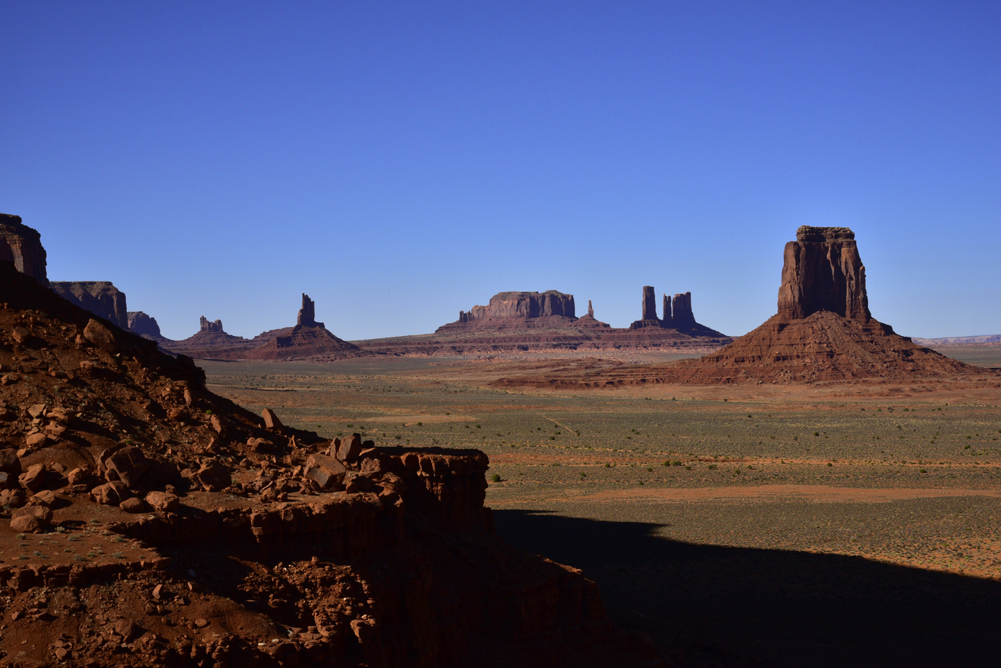 View from North Window  -  Scenic Drive, Monument Valley Navajo Tribal Park, Arizona