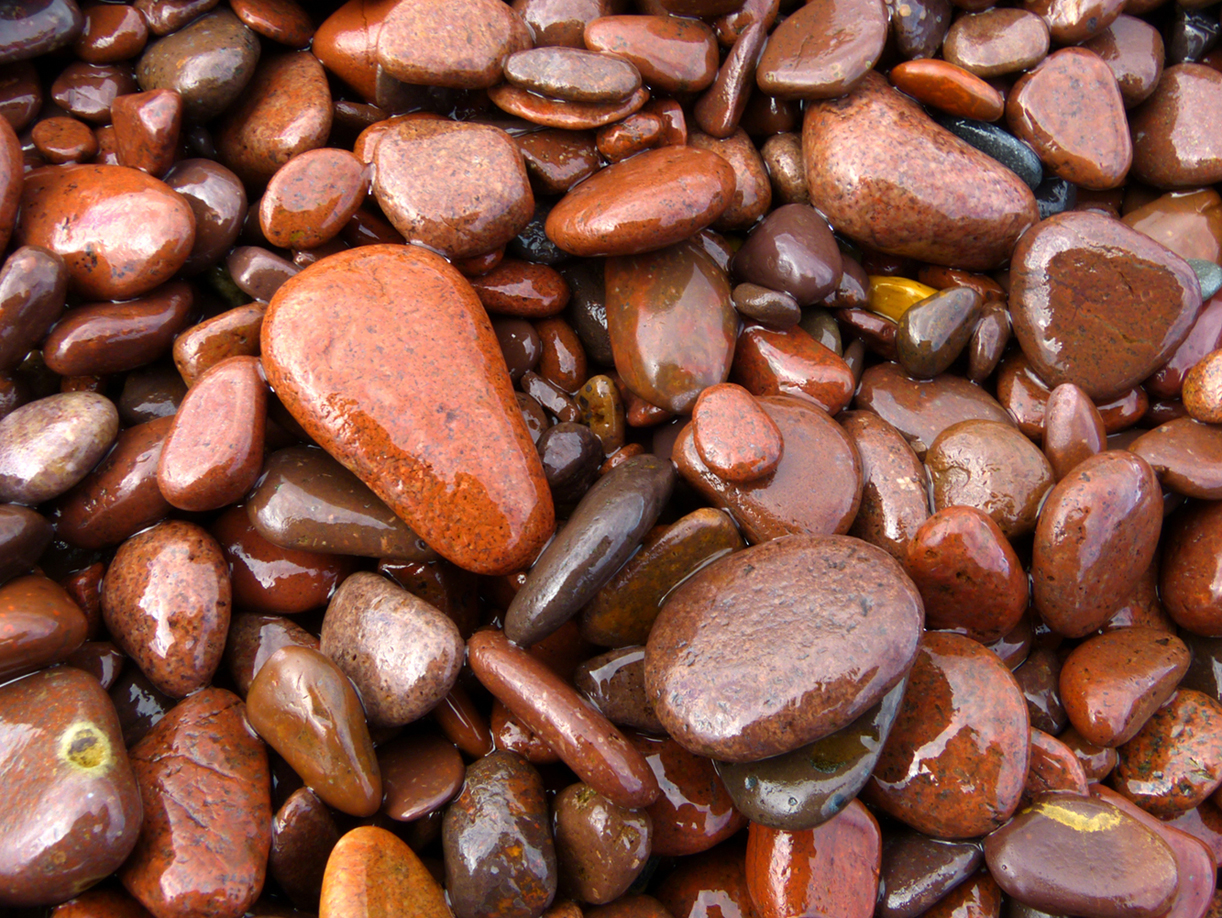 Shoreline rocks  -  Keweenaw County, Michigan