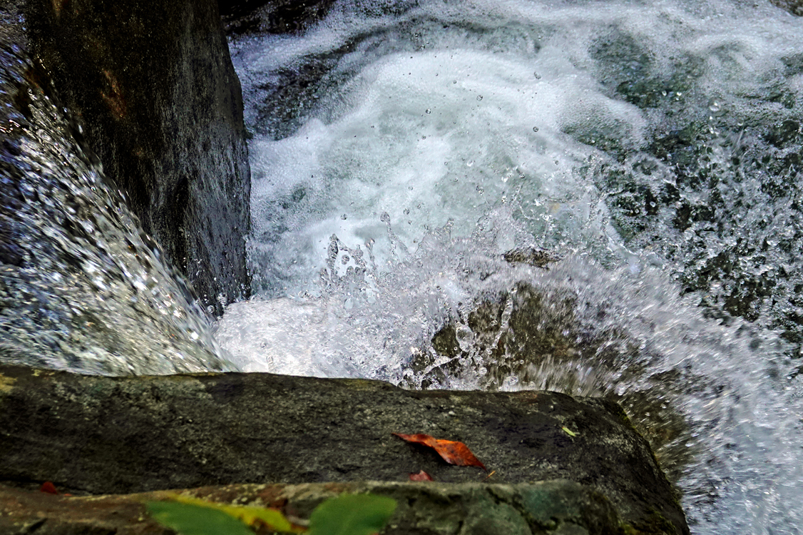 Cascade, Middle Saluda River  -  Middle Saluda Passage of the Palmetto Trail, Jones Gap State Park, South Carolina