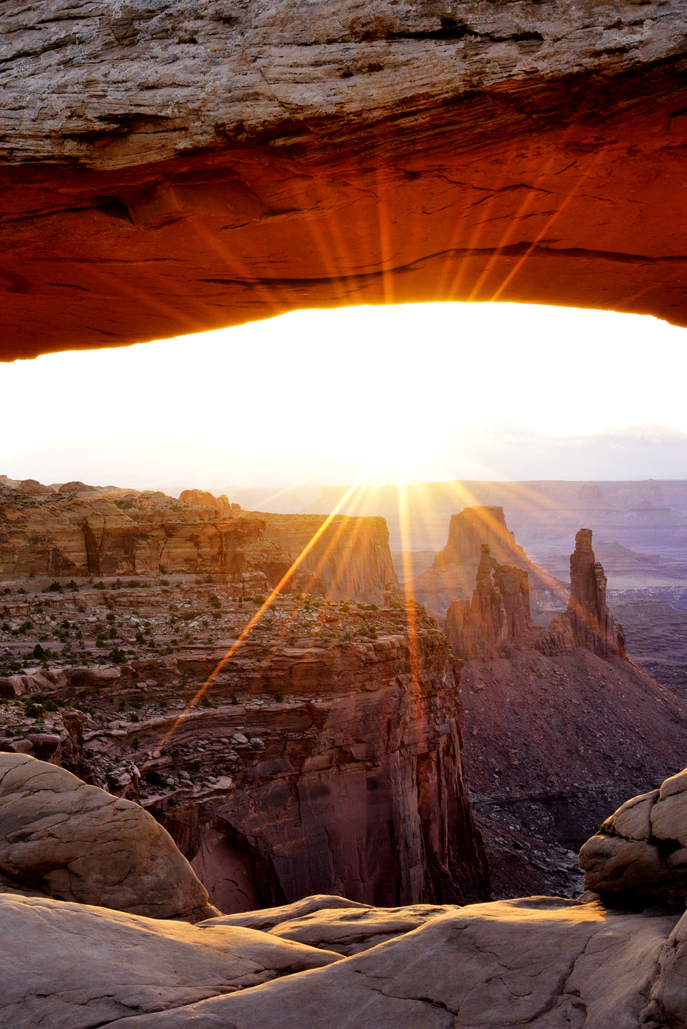 Sunrise at Mesa Arch  -  Canyonlands National Park, Utah 