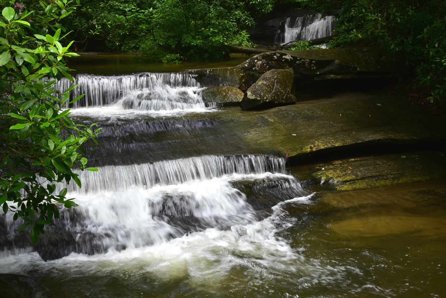 Cascades on Carrick Creek  -  Carrick Creek Trail, Table Rock State Park, South Carolina